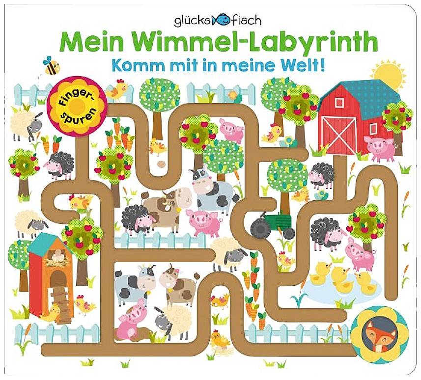 Glücksfisch: Mein Wimmel-Labyrinth: Komm mit in meine Welt!