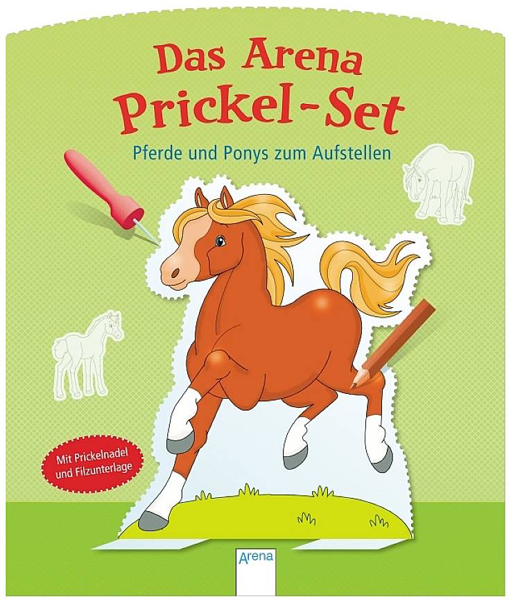 Prickel-Set. Pferde Ponys zum Aufstell