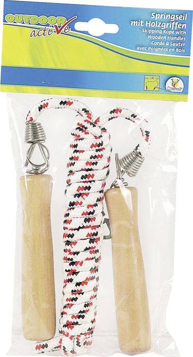 OA Springseil mit Holzgriffen, L280cm