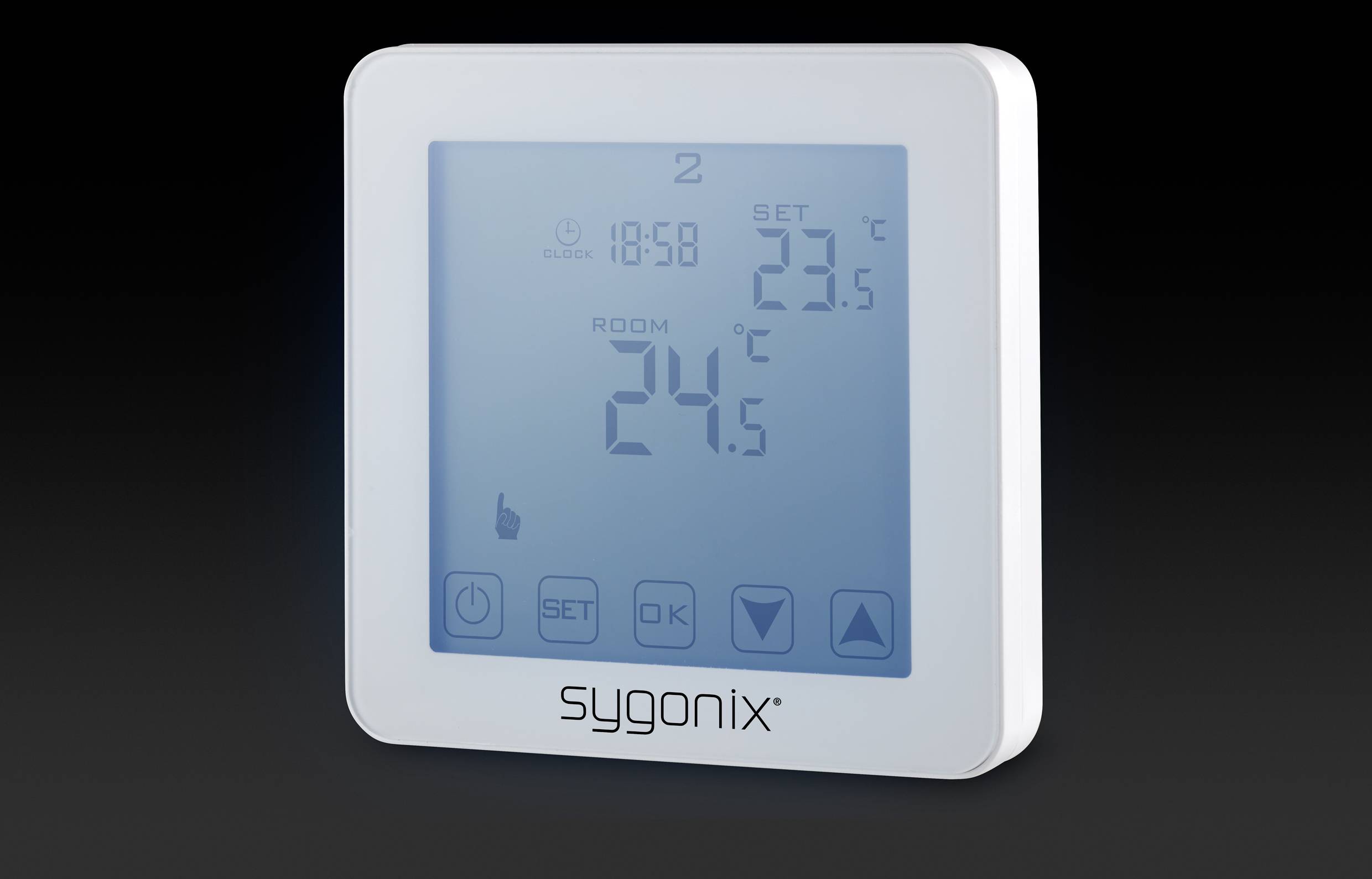 Sygonix SY-4961570 Touch 2 Raumthermostat Unterputz Wochenprogramm 1St.