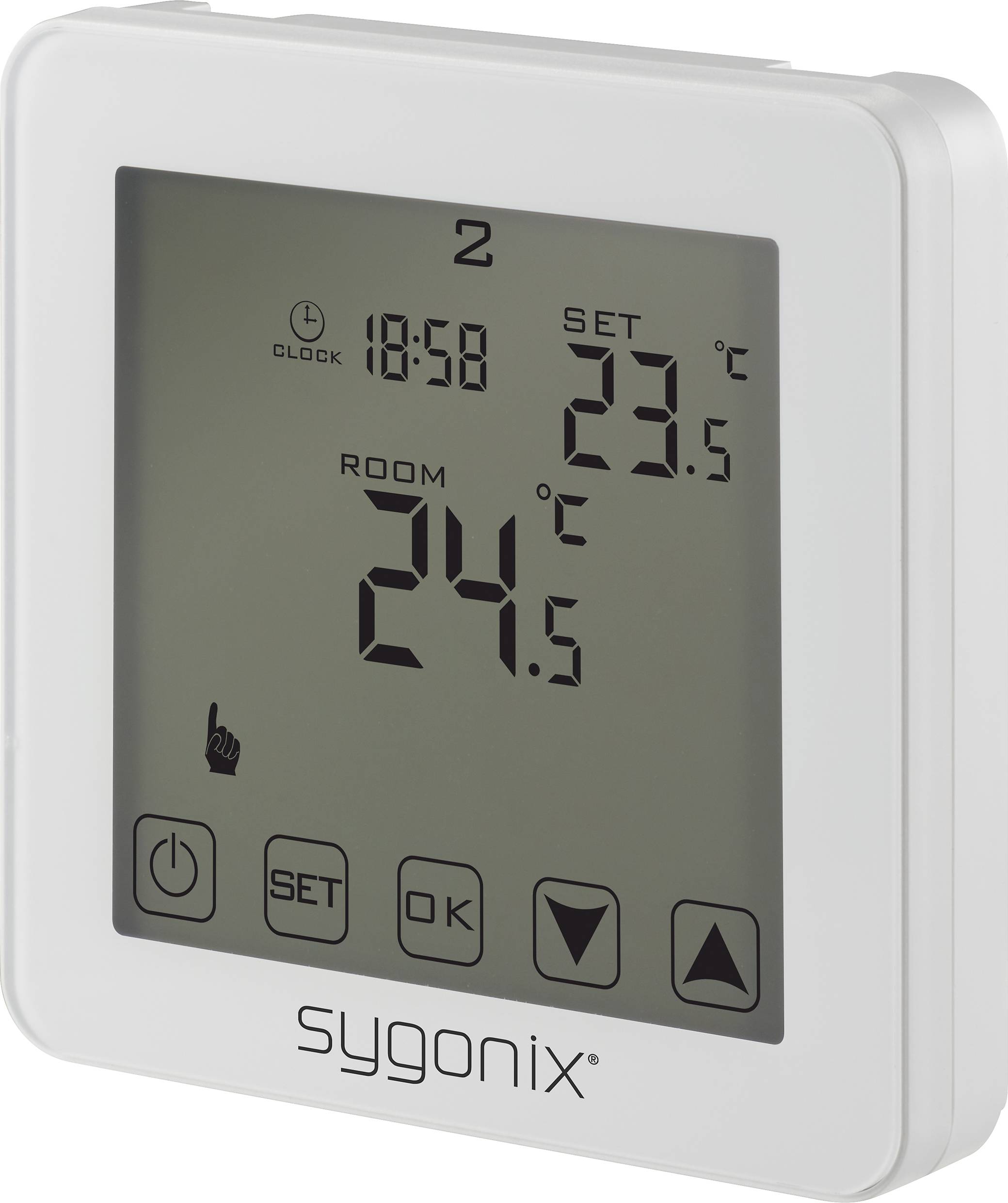 Sygonix SY-4961570 Touch 2 Raumthermostat Unterputz Wochenprogramm 1St.