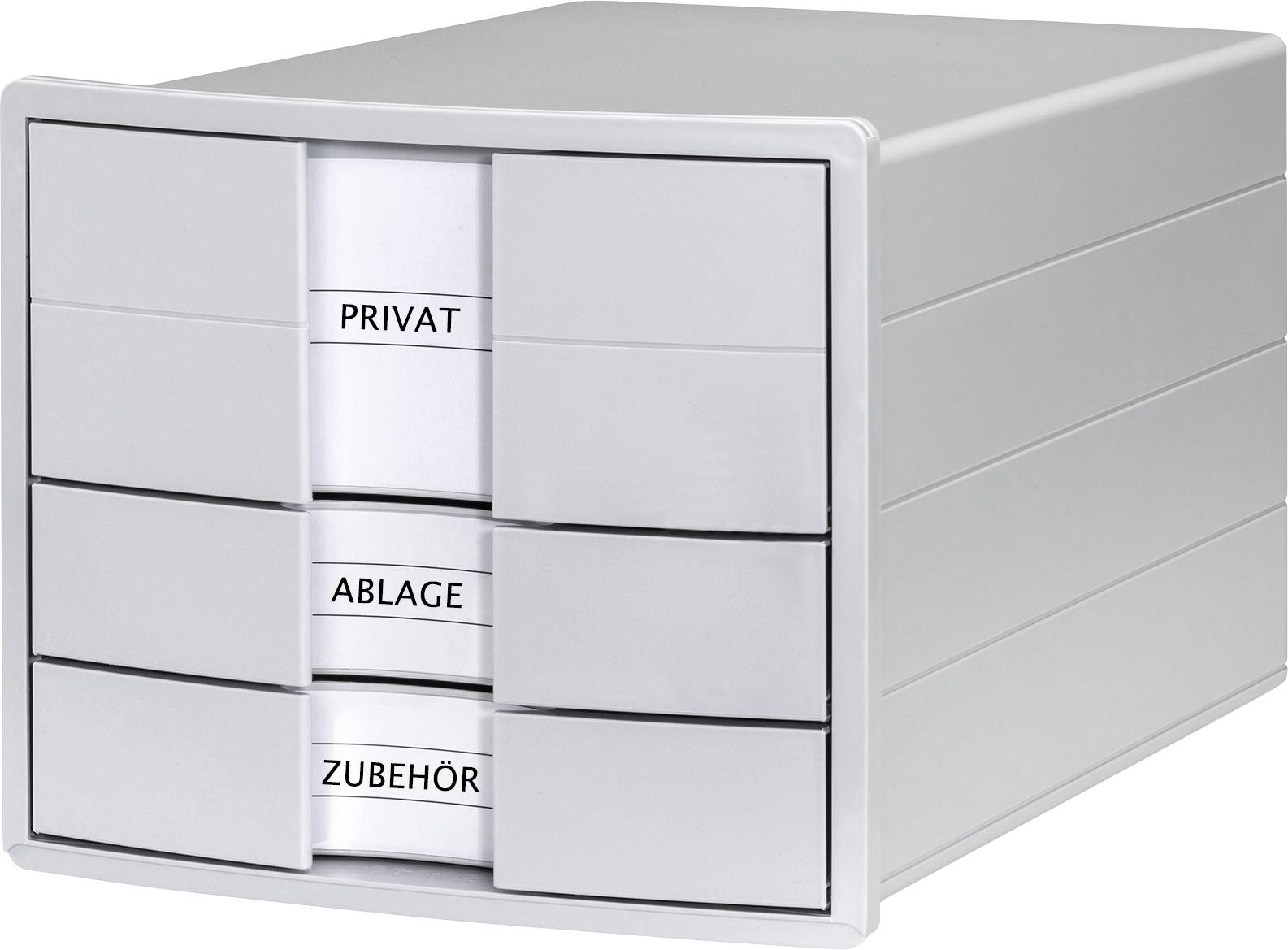 HAN IMPULS 1017-11 Schubladenbox Grau DIN A4, DIN C4 Anzahl der Schubfächer: 3