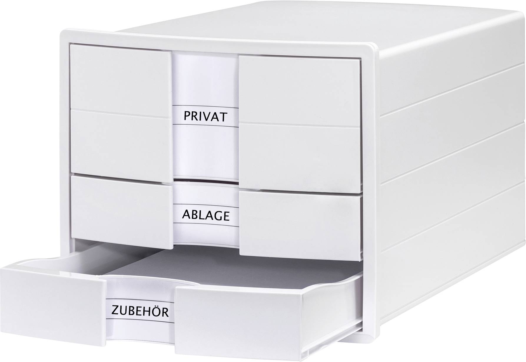 HAN IMPULS 1017-12 Schubladenbox Weiß DIN A4, DIN C4 Anzahl der Schubfächer: 3