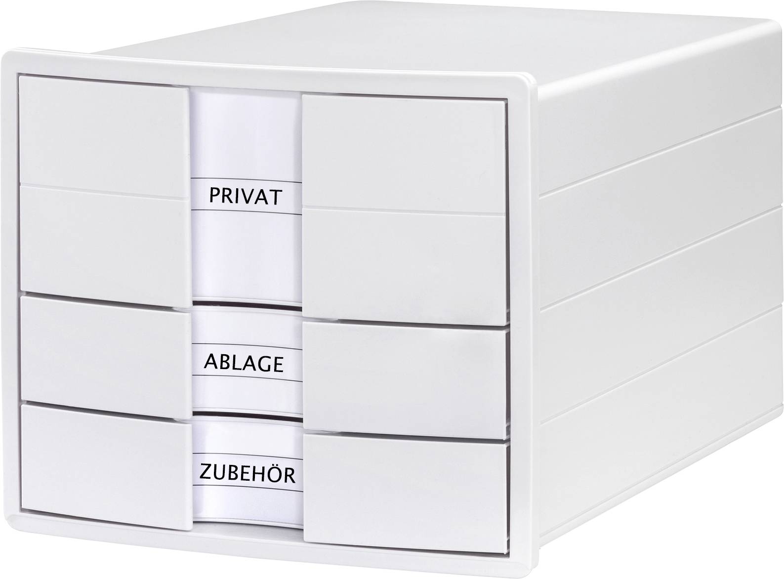 HAN IMPULS 1017-12 Schubladenbox Weiß DIN A4, DIN C4 Anzahl der Schubfächer: 3