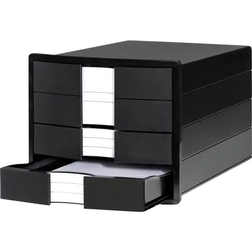 HAN IMPULS 1017-13 Schubladenbox Schwarz DIN A4, DIN C4 Anzahl der Schubfächer: 3 HAN IMPULS 1017-13 Schubladenbox Schwarz DIN A4, DIN C4 Anzahl der Schubfächer: 3