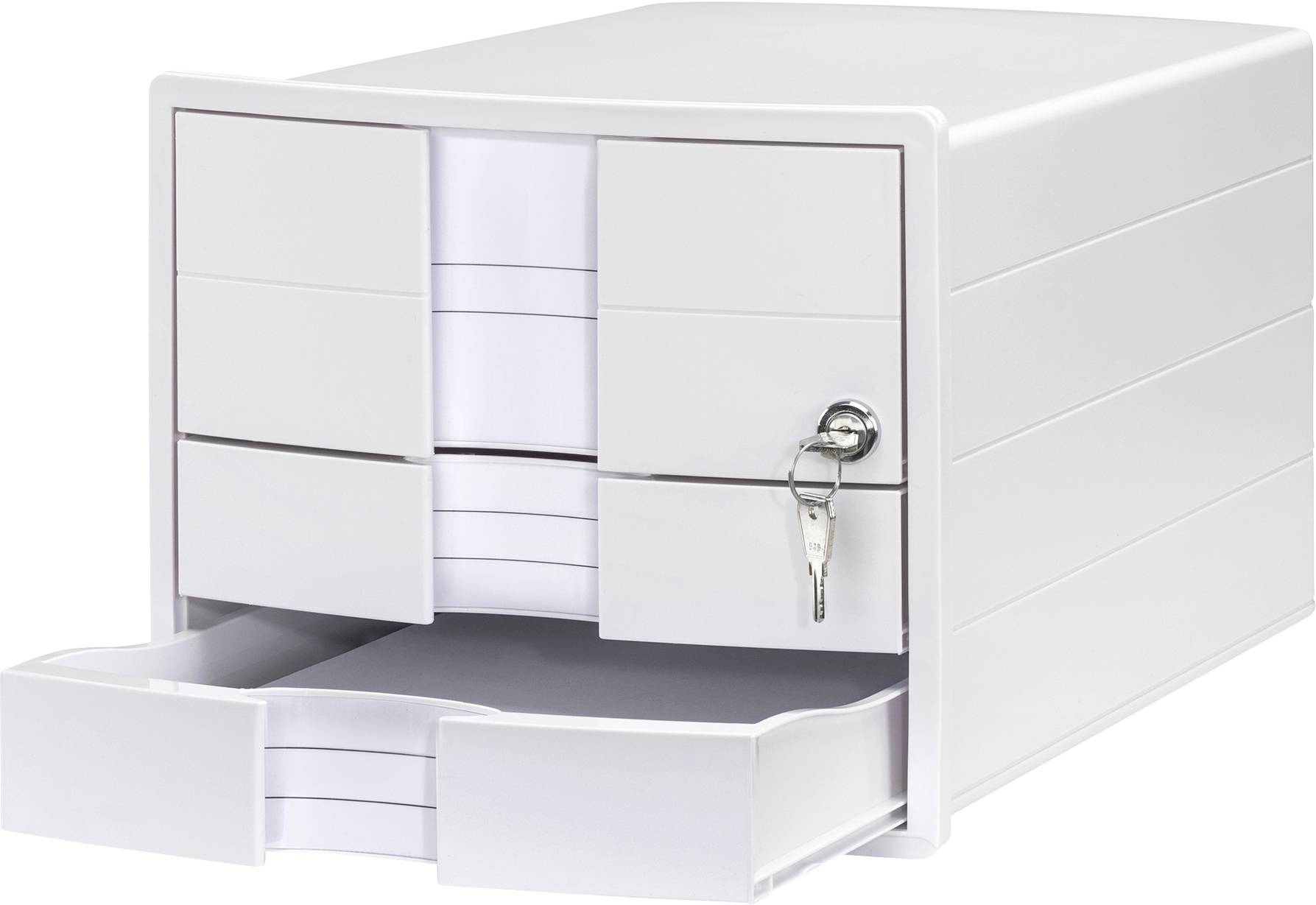 HAN IMPULS 1018-12 Schubladenbox Weiß DIN A4, DIN C4 Anzahl der Schubfächer: 3