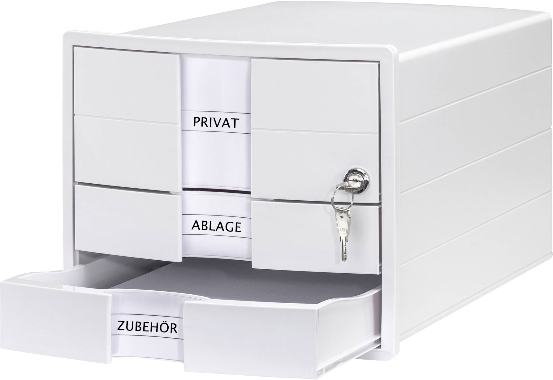 HAN IMPULS 1018-12 Schubladenbox Weiß DIN A4, DIN C4 Anzahl der Schubfächer: 3