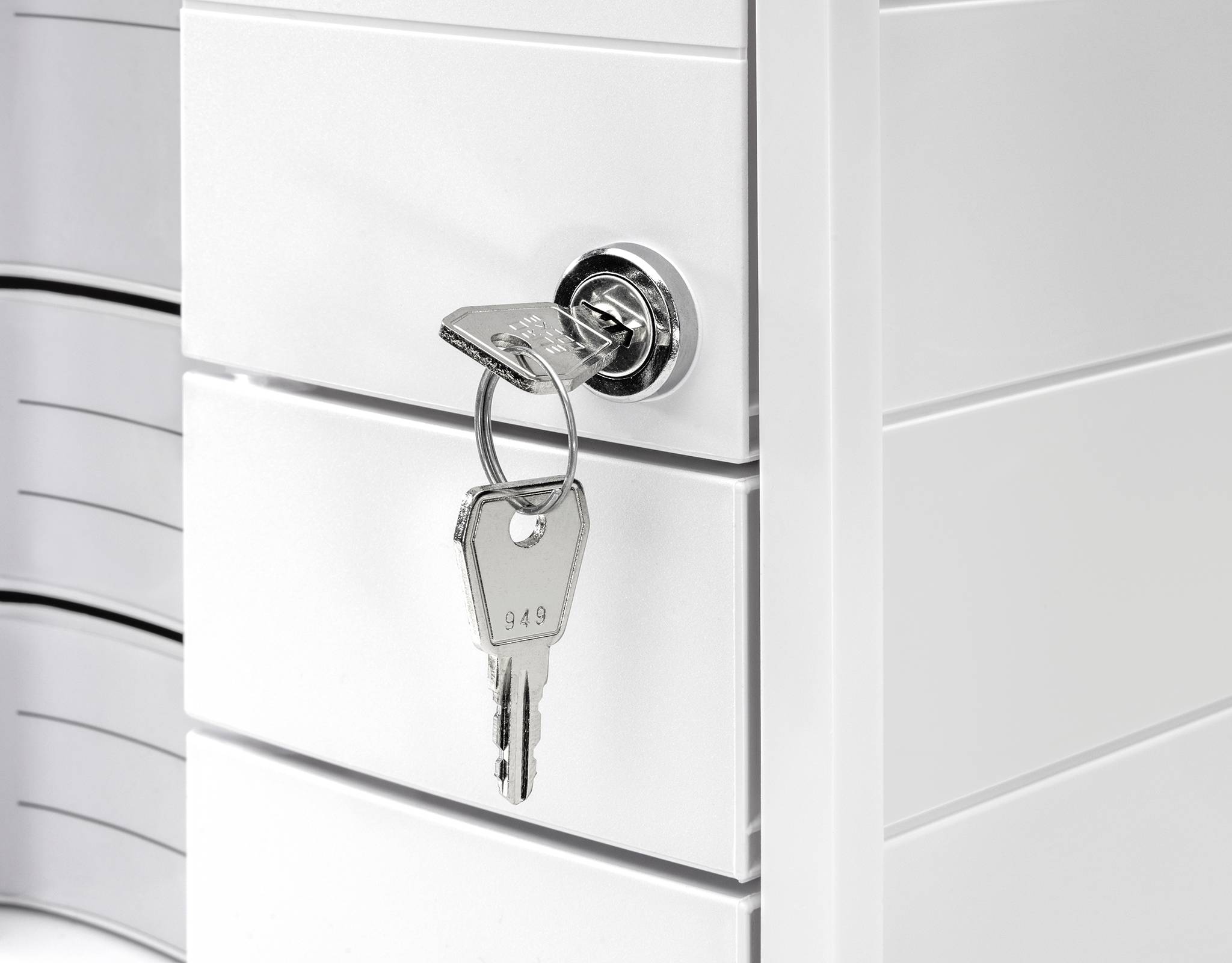 HAN IMPULS 1018-12 Schubladenbox Weiß DIN A4, DIN C4 Anzahl der Schubfächer: 3