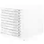 HAN CONTUR 1510-12 Schubladenbox Weiß DIN A4, DIN B4, DIN C4 Anzahl der Schubfächer: 10 HAN CONTUR 1510-12 Schubladenbox Weiß DIN A4, DIN B4, DIN C4 Anzahl der Schubfächer: 10