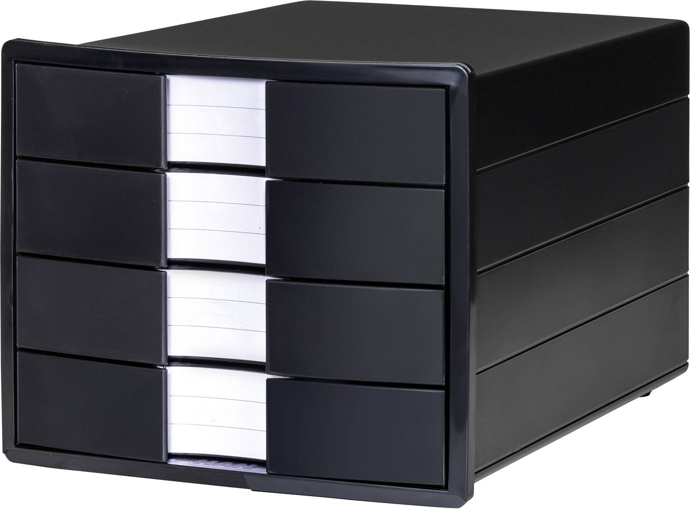 HAN IMPULS KARMA 10128-13 Schubladenbox Schwarz DIN A4, DIN C4 Anzahl der Schubfächer: 4