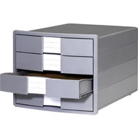 HAN IMPULS KARMA 10128-18 Schubladenbox Schwarz DIN A4, DIN C4 Anzahl der Schubfächer: 4 HAN IMPULS KARMA 10128-18 Schubladenbox Schwarz DIN A4, DIN C4 Anzahl der Schubfächer: 4