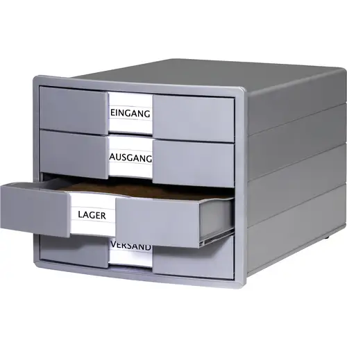 HAN IMPULS KARMA 10128-18 Schubladenbox Schwarz DIN A4, DIN C4 Anzahl der Schubfächer: 4 HAN IMPULS KARMA 10128-18 Schubladenbox Schwarz DIN A4, DIN C4 Anzahl der Schubfächer: 4