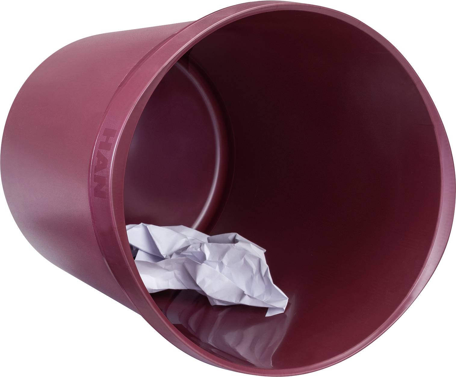 HAN GRIP KARMA 18198-17 Papierkorb 18 l (Ø x H) 312 mm x 350 mm Recycling Kunststoff Öko-Rot 1 St.