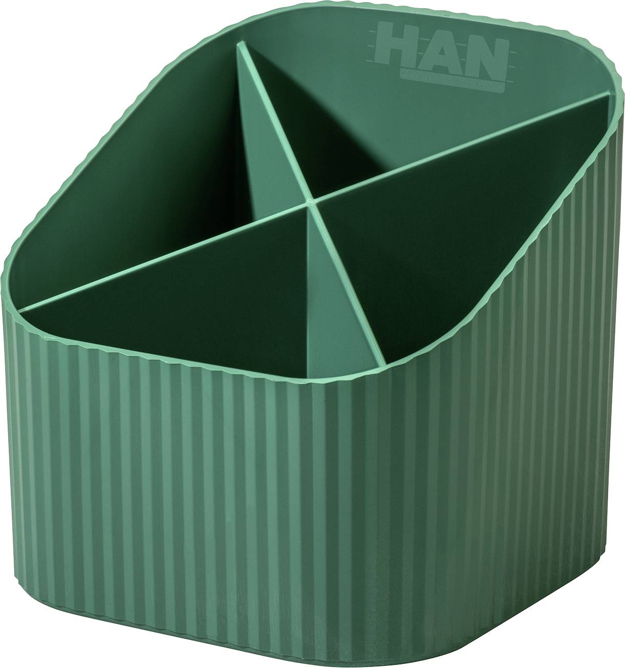 HAN KARMA 17248-05 Stifteköcher Grün Anzahl der Fächer: 4