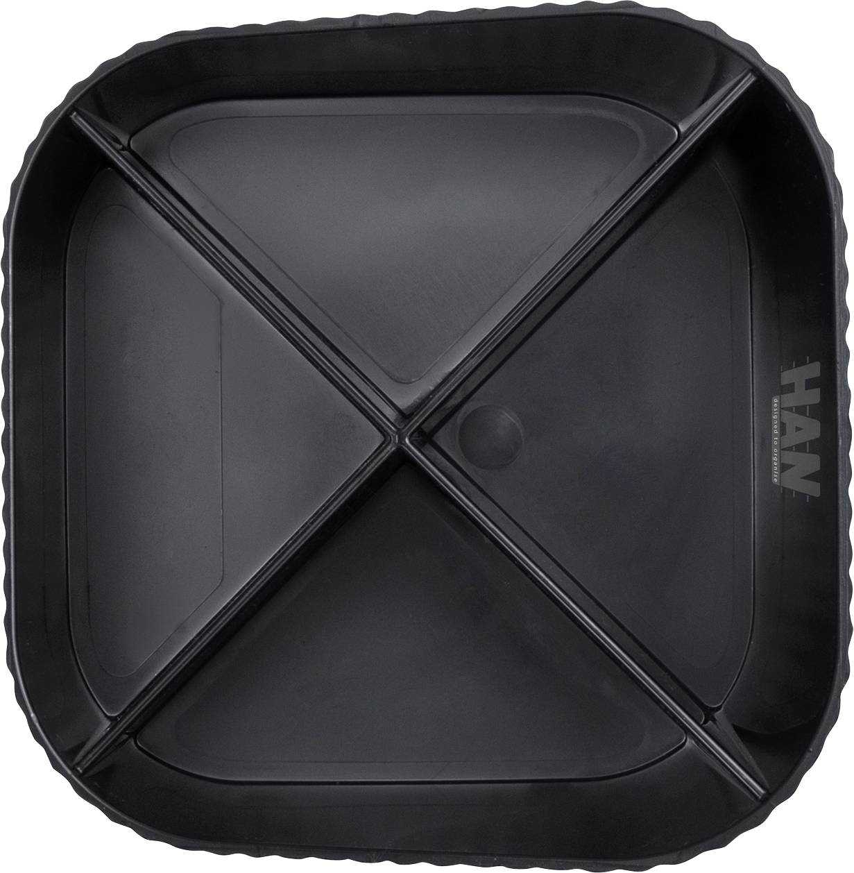 HAN KARMA 17248-13 Stifteköcher Schwarz Anzahl der Fächer: 4