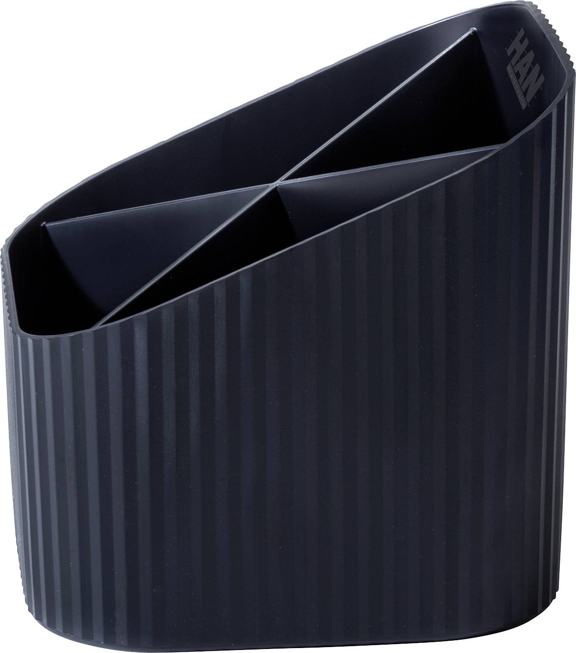 HAN KARMA 17248-13 Stifteköcher Schwarz Anzahl der Fächer: 4