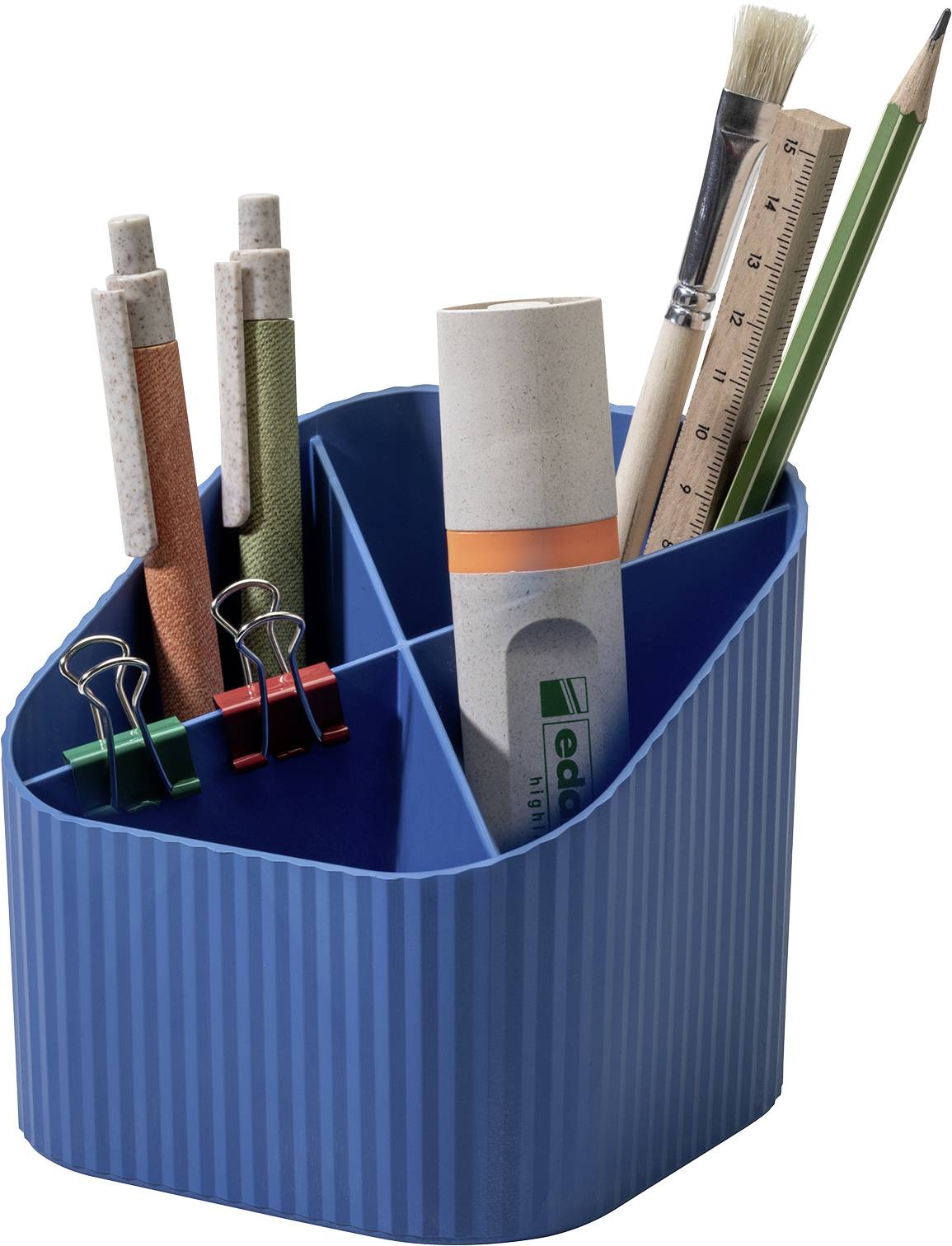 HAN KARMA 17248-16 Stifteköcher Blau Anzahl der Fächer: 4