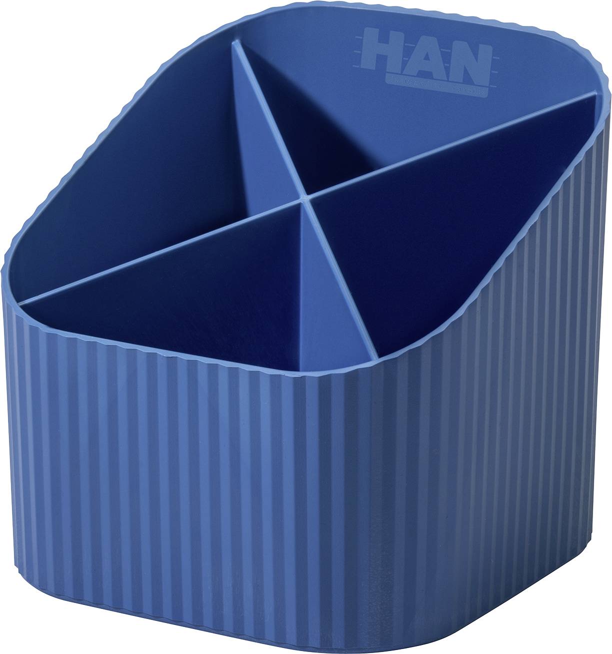 HAN KARMA 17248-16 Stifteköcher Blau Anzahl der Fächer: 4