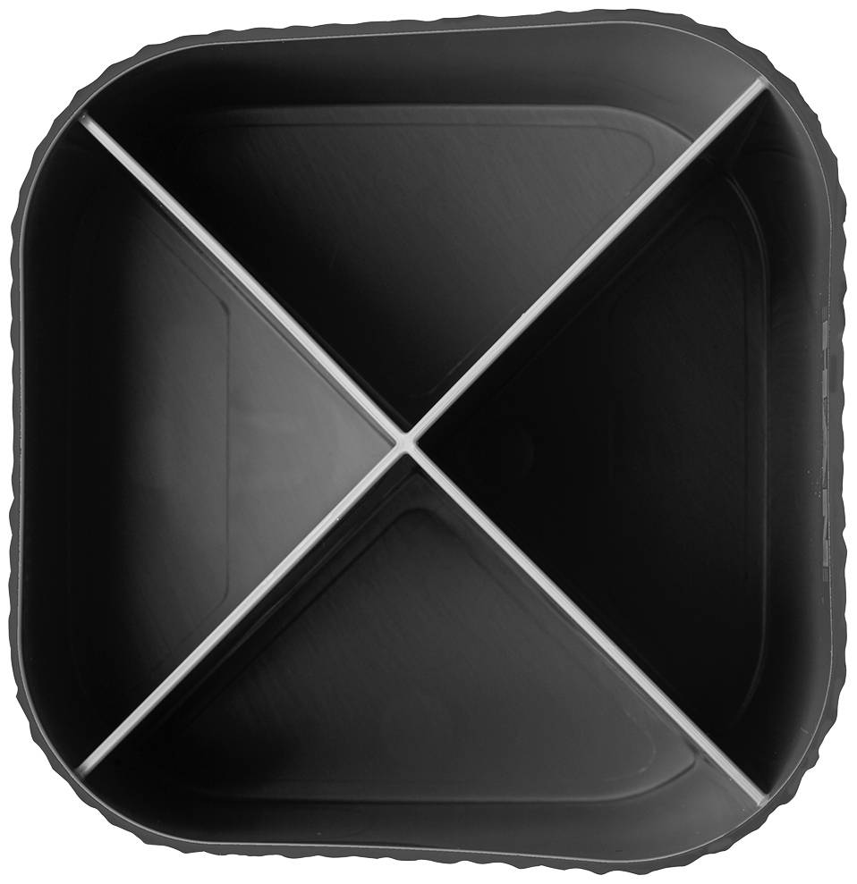 HAN Re-X-LOOP 17238-913 Stifteköcher Schwarz Anzahl der Fächer: 4