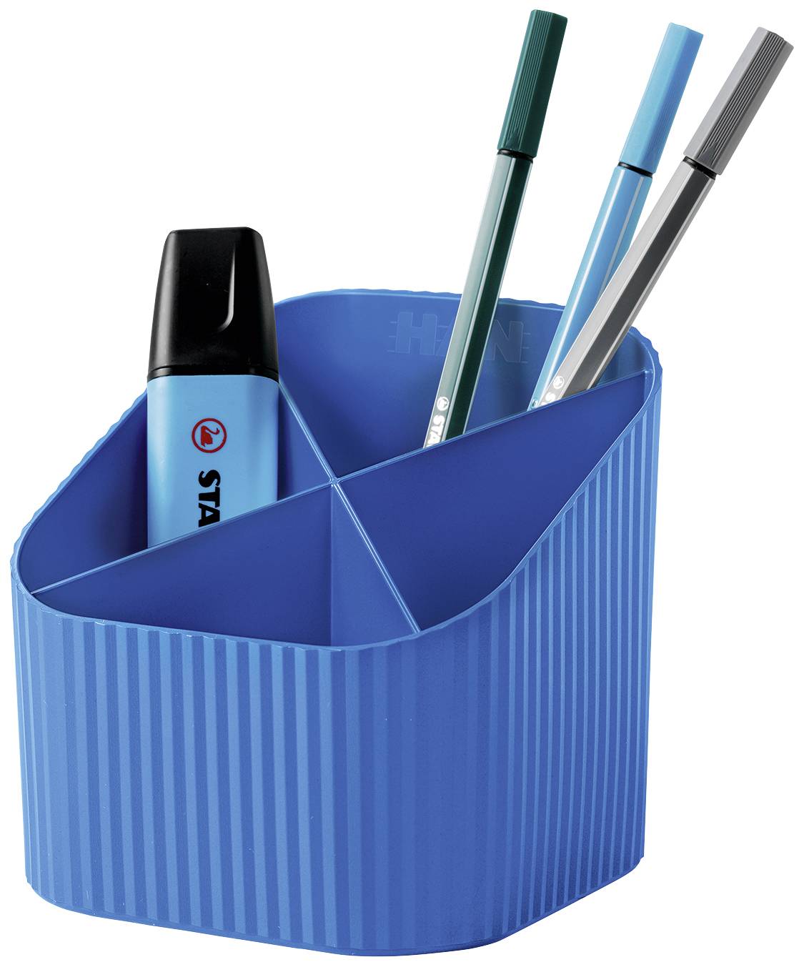 HAN Re-X-LOOP 17238-914 Stifteköcher Blau Anzahl der Fächer: 4