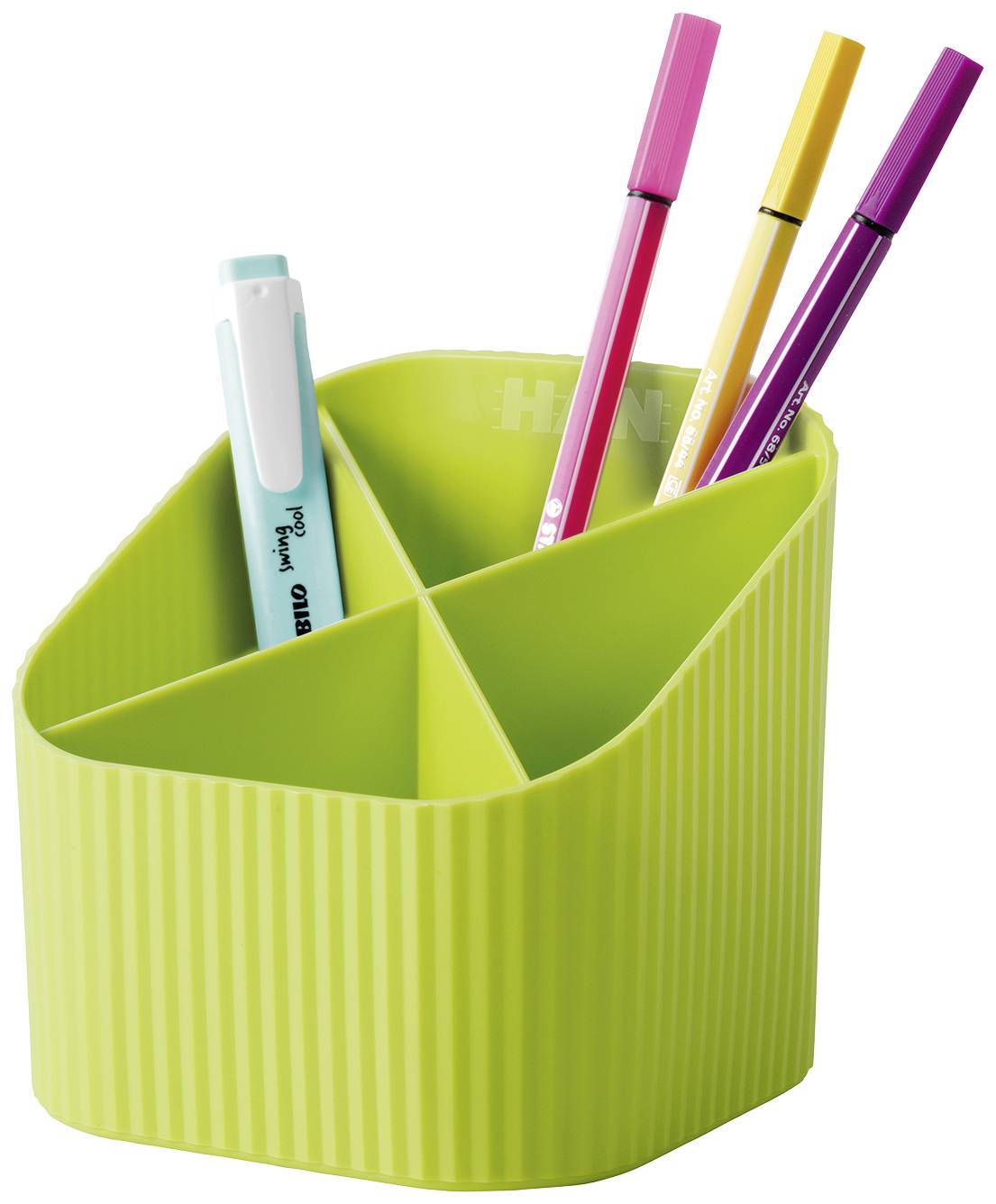 HAN Re-X-LOOP 17238-950 Stifteköcher Lemon Anzahl der Fächer: 4