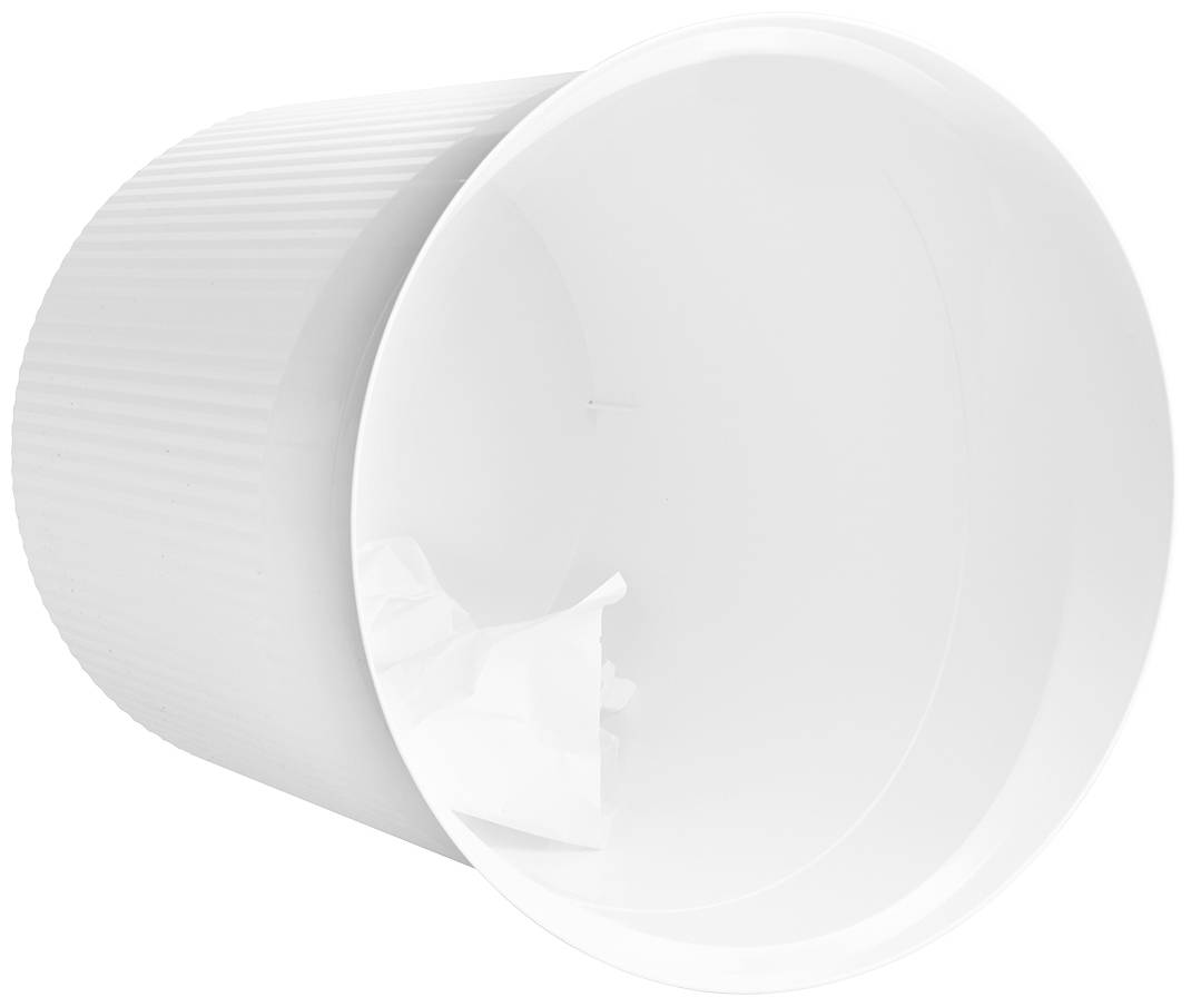 HAN Re-LOOP 18148-912 Papierkorb 13l (Ø x H) 288mm x 287mm Recycling Kunststoff Weiß 1St.