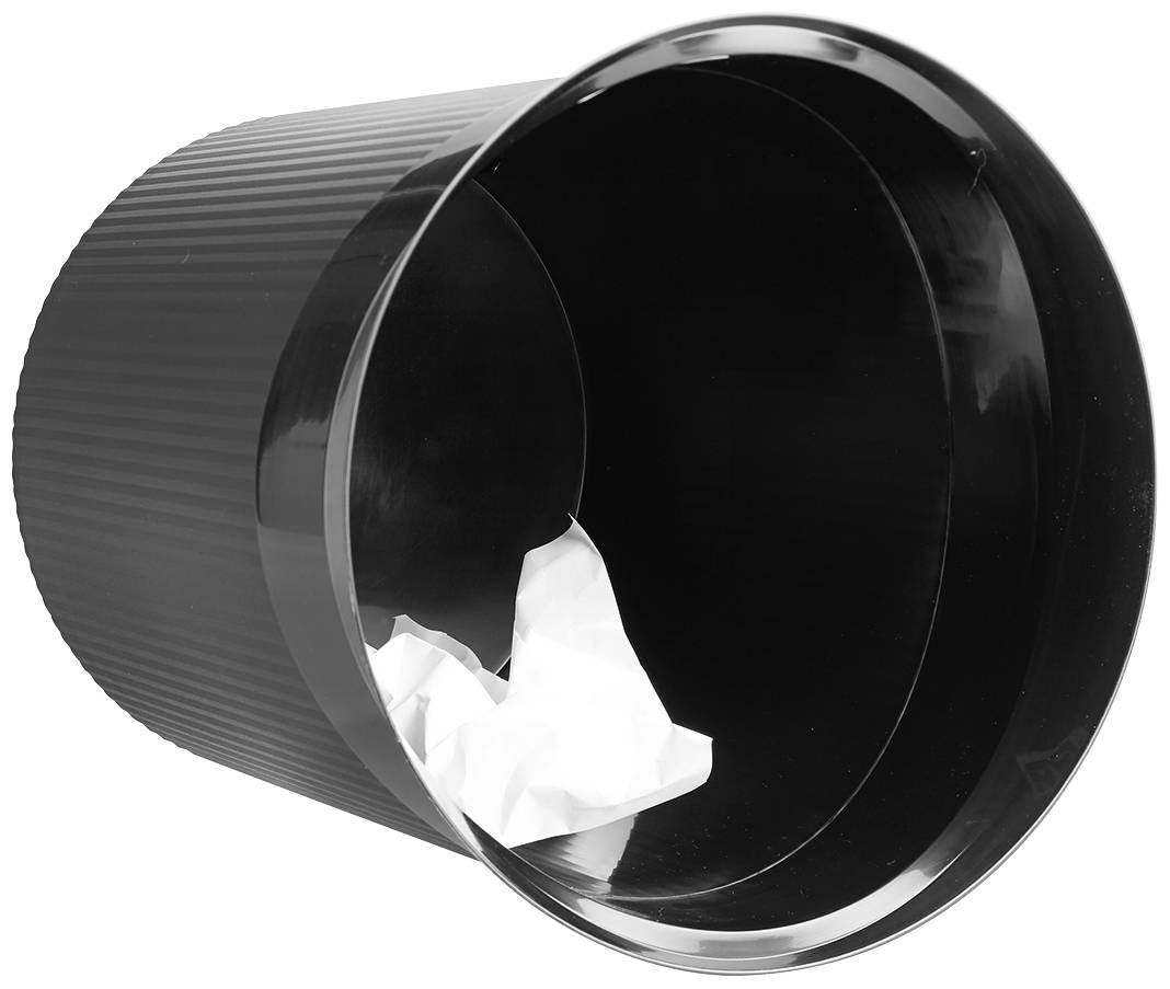 HAN Re-LOOP 18148-913 Papierkorb 13l (Ø x H) 288mm x 287mm Recycling Kunststoff Schwarz 1St.