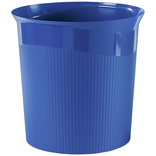 Corbeille à papier HAN Re-LOOP 18148-914 13 l (Ø x H) 288 mm x 287 mm Plastique recyclé bleu