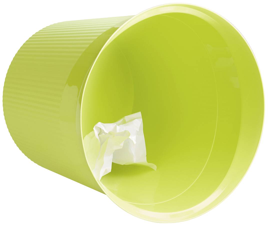HAN Re-LOOP 18148-950 Papierkorb 13 l (Ø x H) 288 mm x 287 mm Recycling Kunststoff Lemon 1 St.