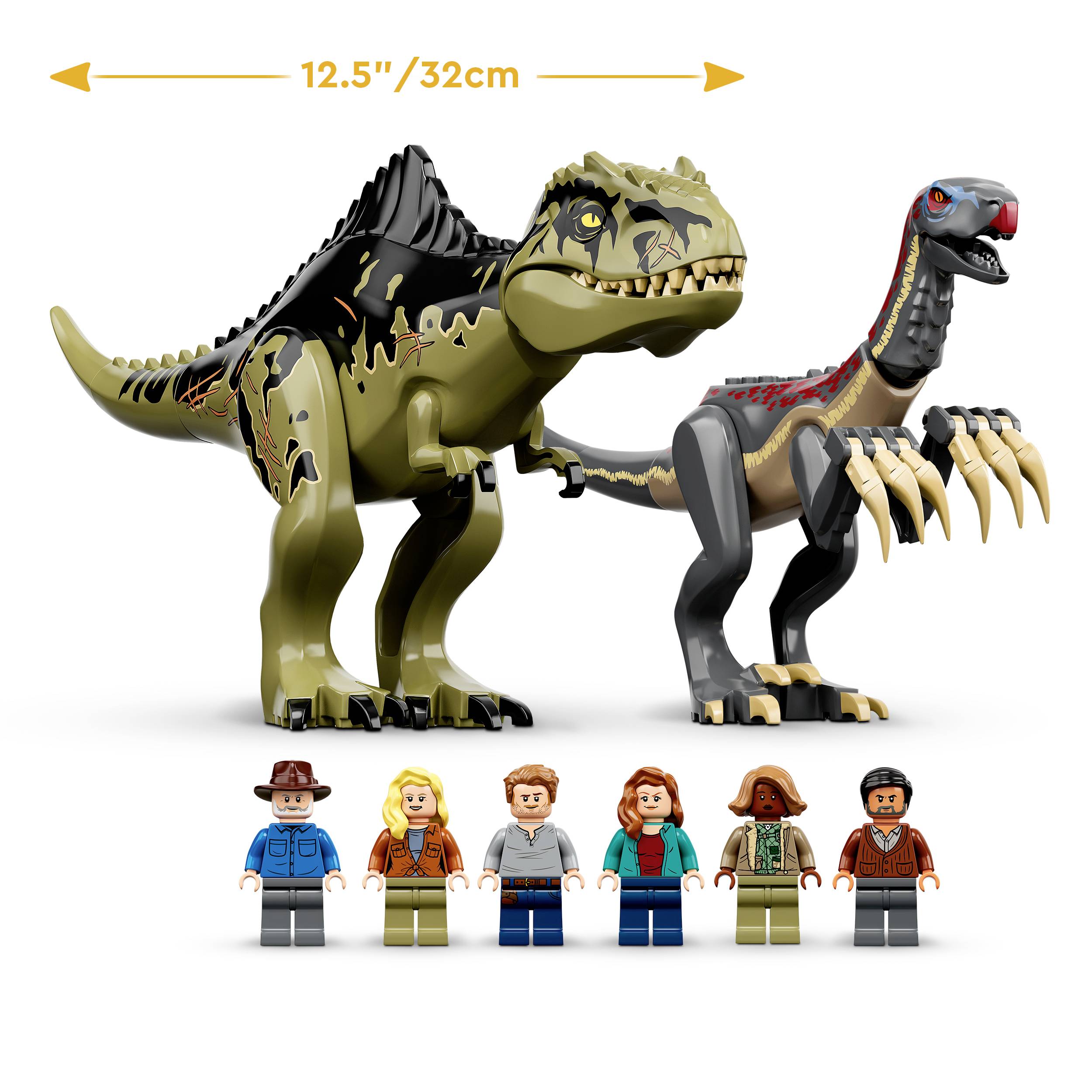 76949 LEGO® JURASSIC WORLD™ Giganotosaurus & Therizinosaurus Angriff