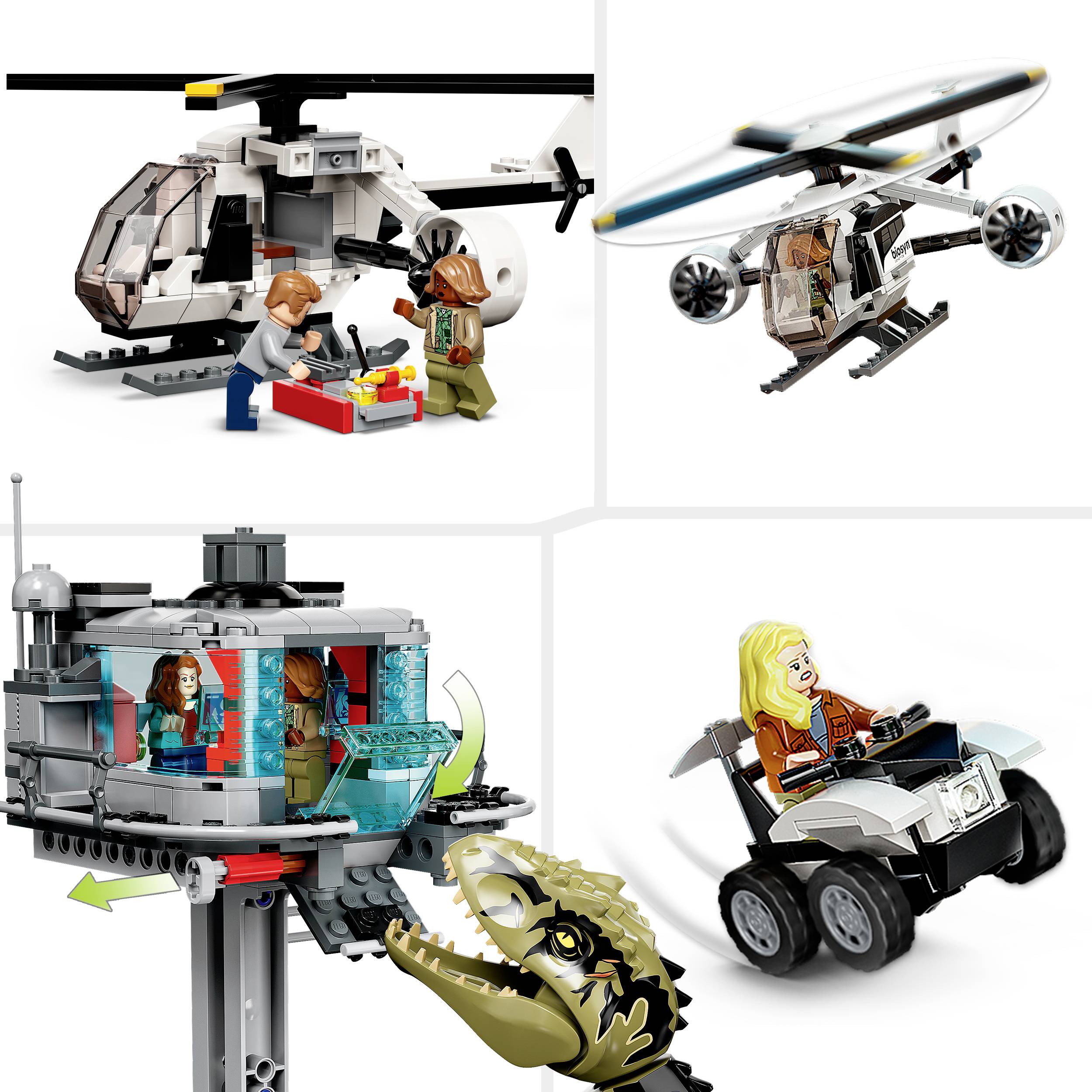 76949 LEGO® JURASSIC WORLD™ Giganotosaurus & Therizinosaurus Angriff