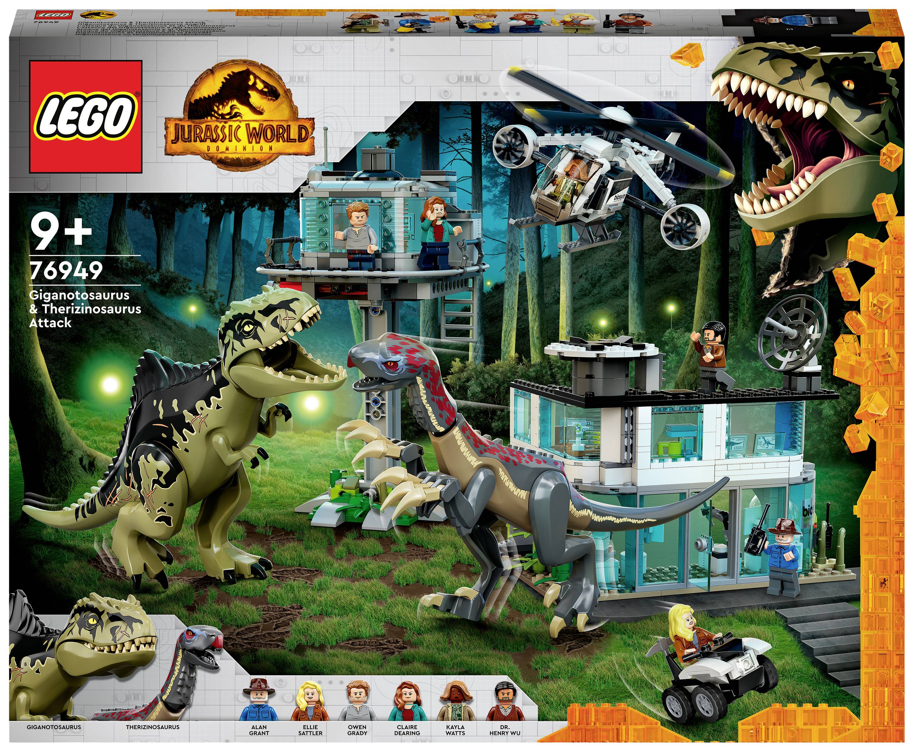76949 LEGO® JURASSIC WORLD™ Giganotosaurus & Therizinosaurus Angriff