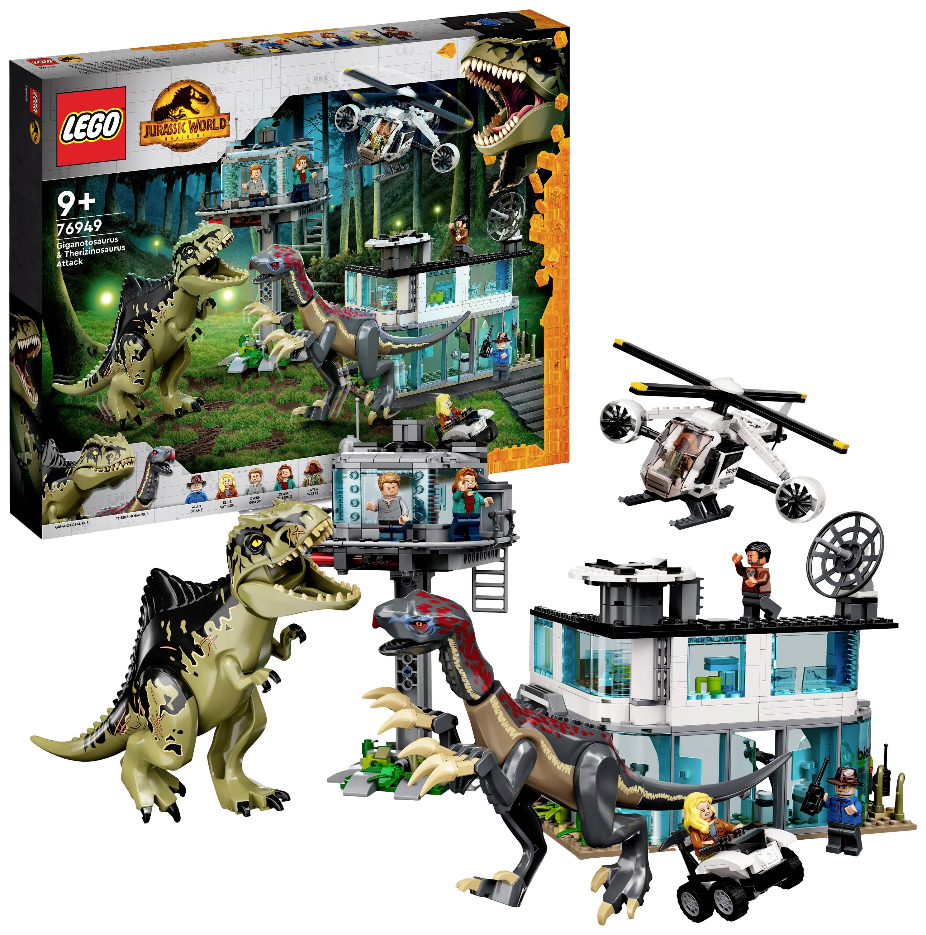 76949 LEGO® JURASSIC WORLD™ Giganotosaurus & Therizinosaurus Angriff