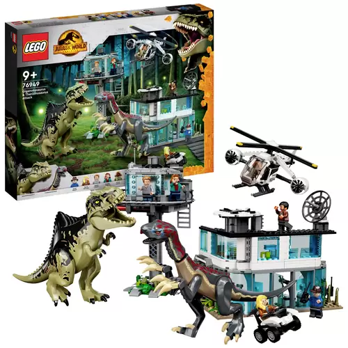 76949 LEGO® JURASSIC WORLD™ Giganotosaurus & Therizinosaurus Angriff 76949 LEGO® JURASSIC WORLD™ Giganotosaurus & Therizinosaurus Angriff