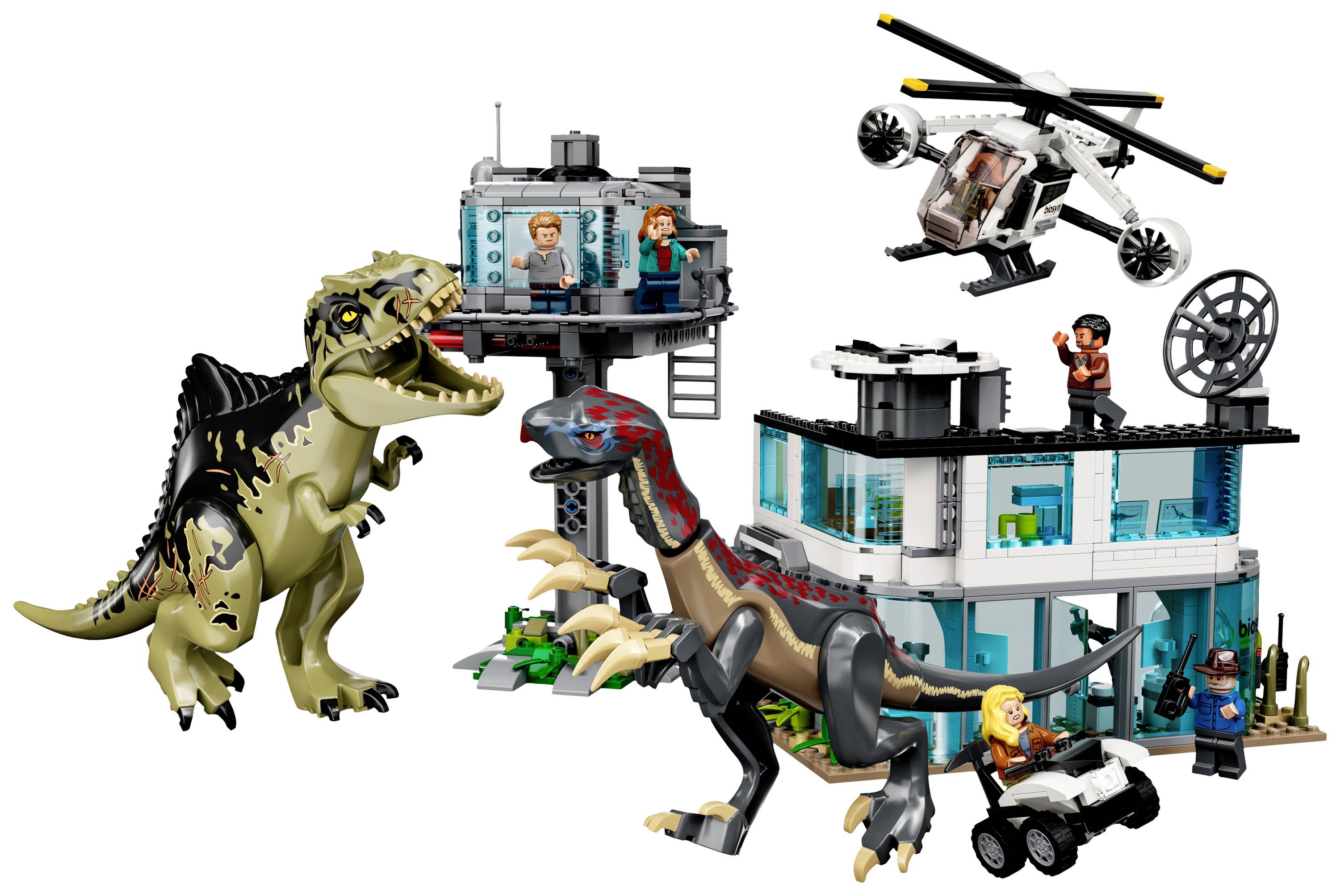 76949 LEGO® JURASSIC WORLD™ Giganotosaurus & Therizinosaurus Angriff