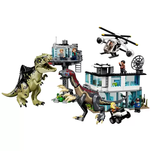 76949 LEGO® JURASSIC WORLD™ Giganotosaurus & Therizinosaurus Angriff 76949 LEGO® JURASSIC WORLD™ Giganotosaurus & Therizinosaurus Angriff