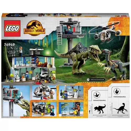 76949 LEGO® JURASSIC WORLD™ Giganotosaurus & Therizinosaurus Angriff 76949 LEGO® JURASSIC WORLD™ Giganotosaurus & Therizinosaurus Angriff