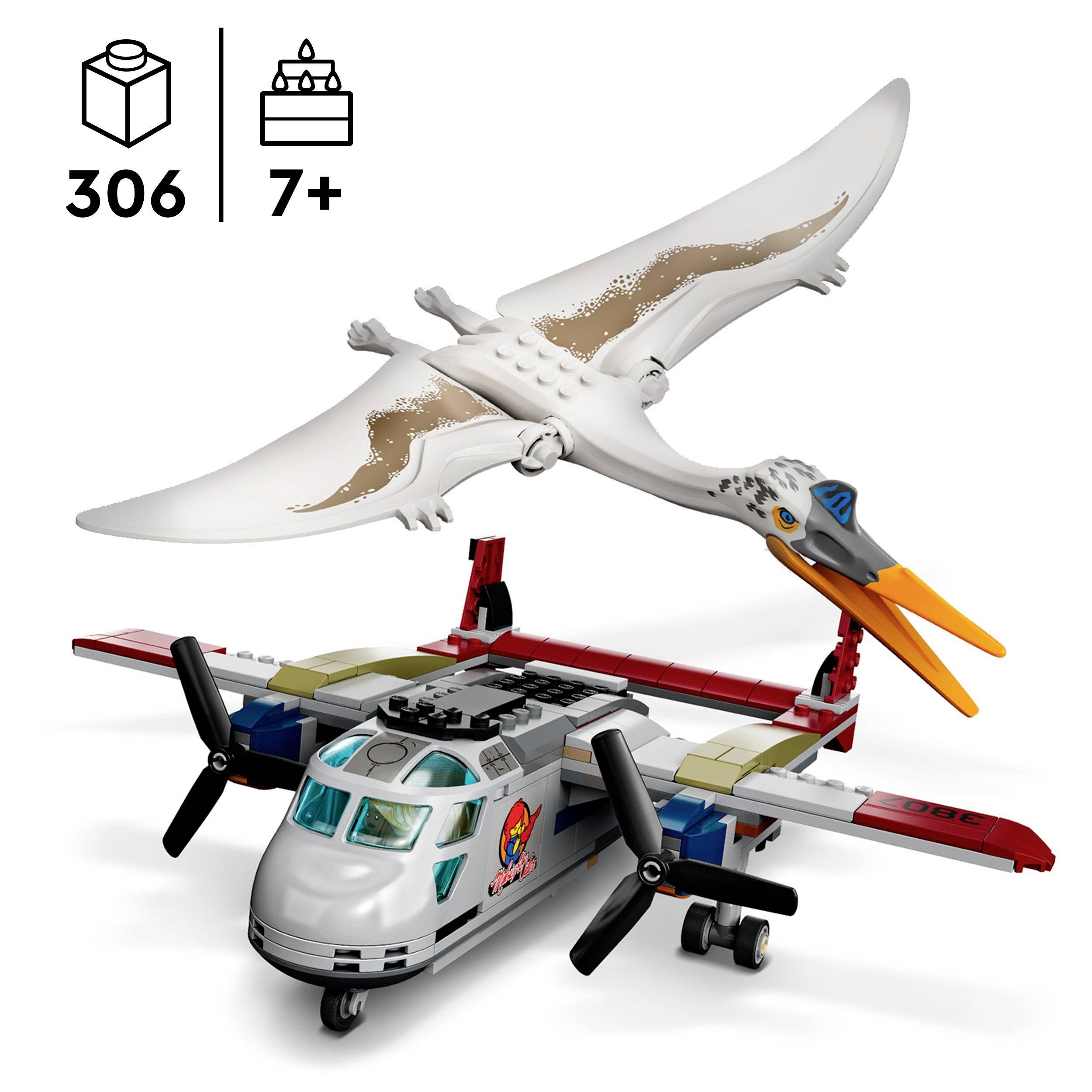 76947 LEGO® JURASSIC WORLD™ Quetzalcoatlus: Flugzeug-Überfall