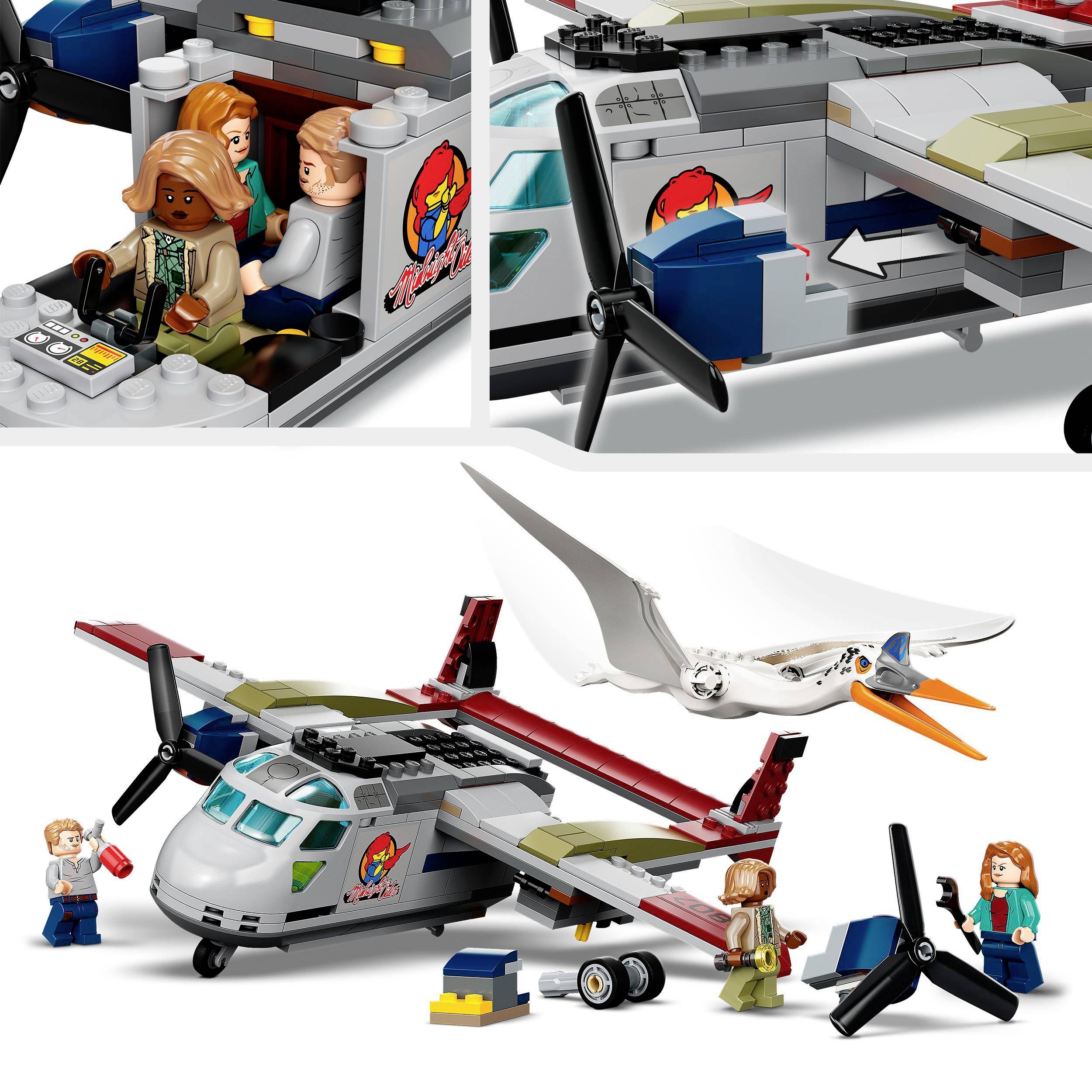 76947 LEGO® JURASSIC WORLD™ Quetzalcoatlus: Flugzeug-Überfall