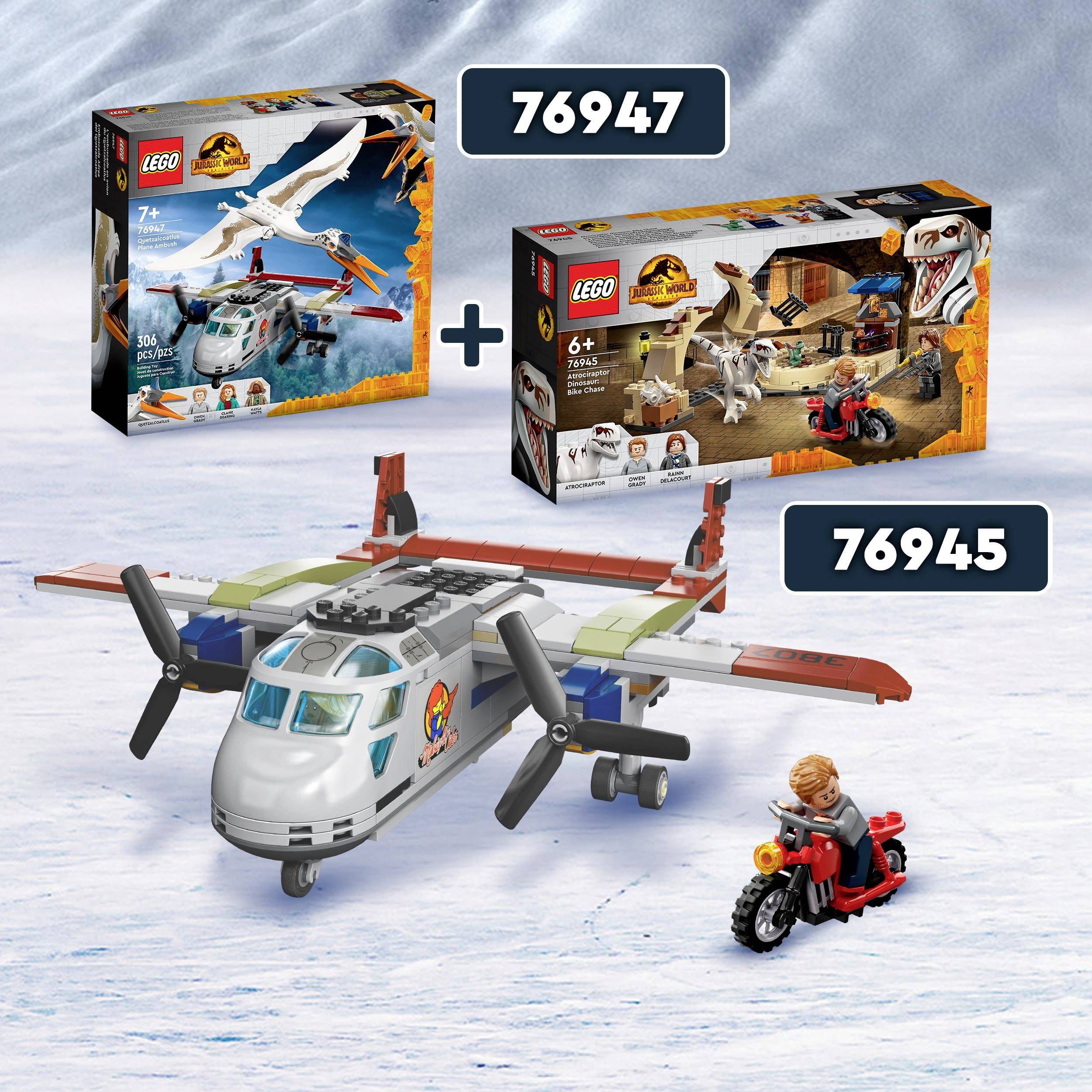 76947 LEGO® JURASSIC WORLD™ Quetzalcoatlus: Flugzeug-Überfall