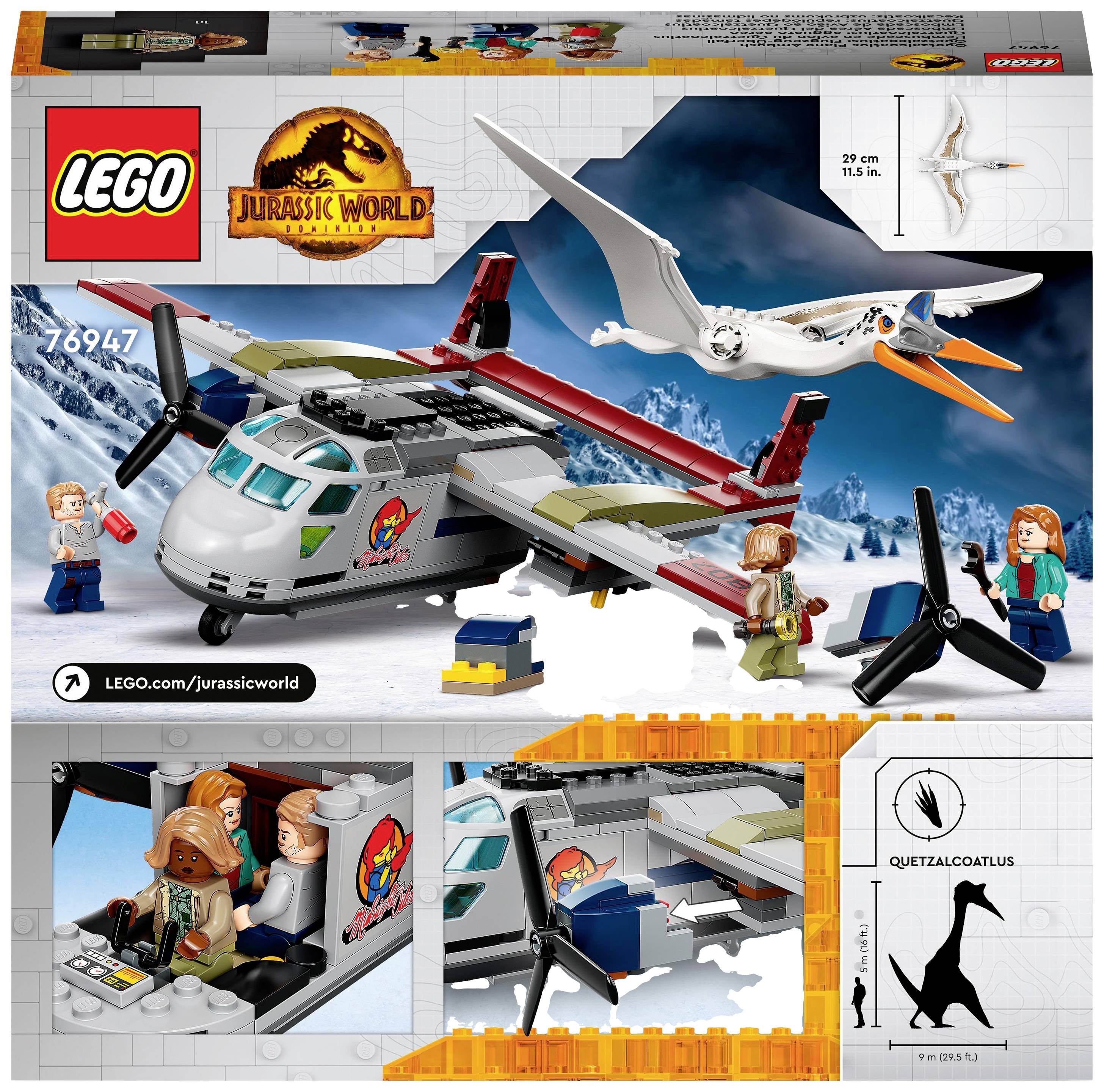 76947 LEGO® JURASSIC WORLD™ Quetzalcoatlus: Flugzeug-Überfall