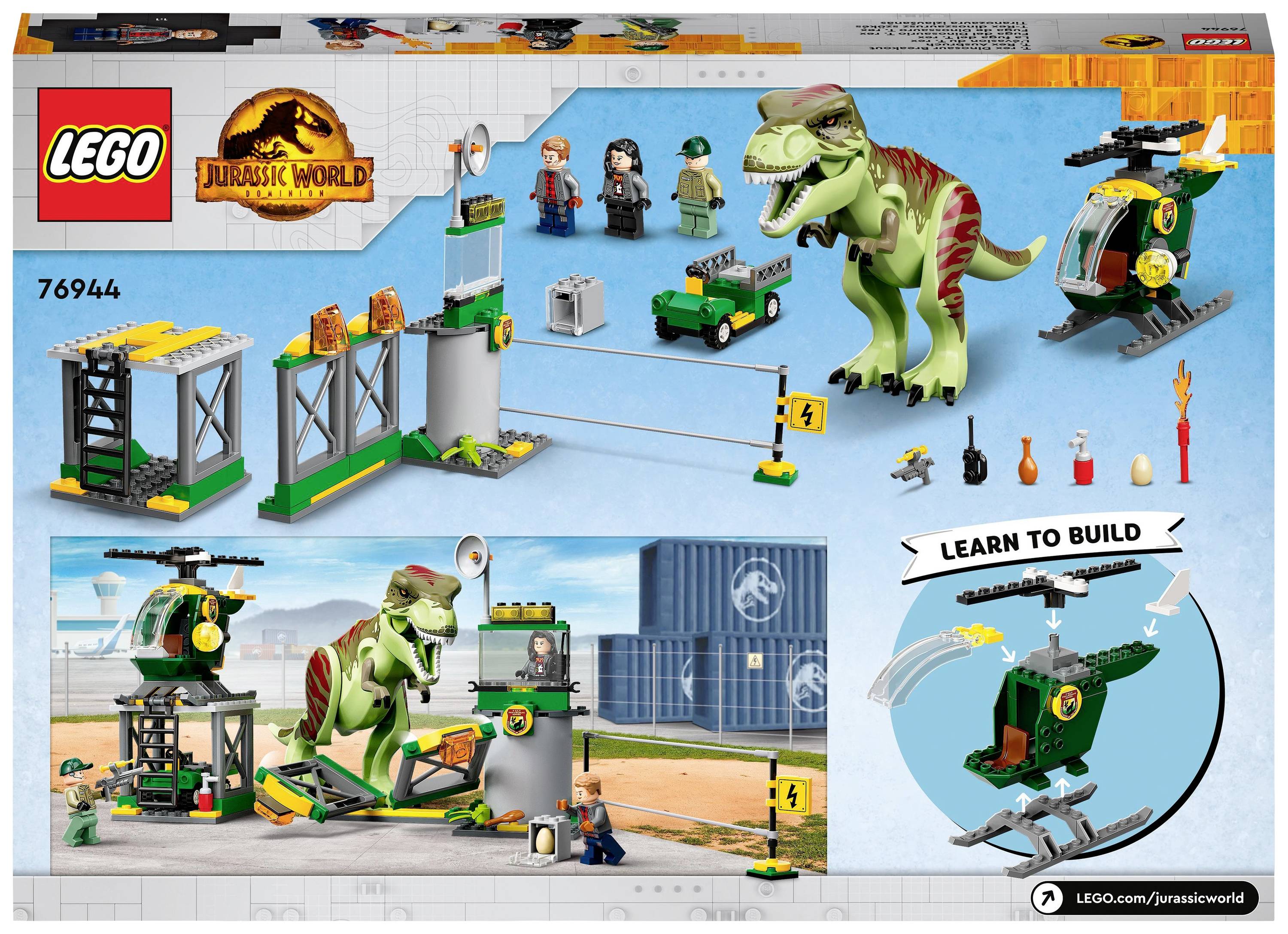 76944 LEGO® JURASSIC WORLD™ T. Rex Ausbruch