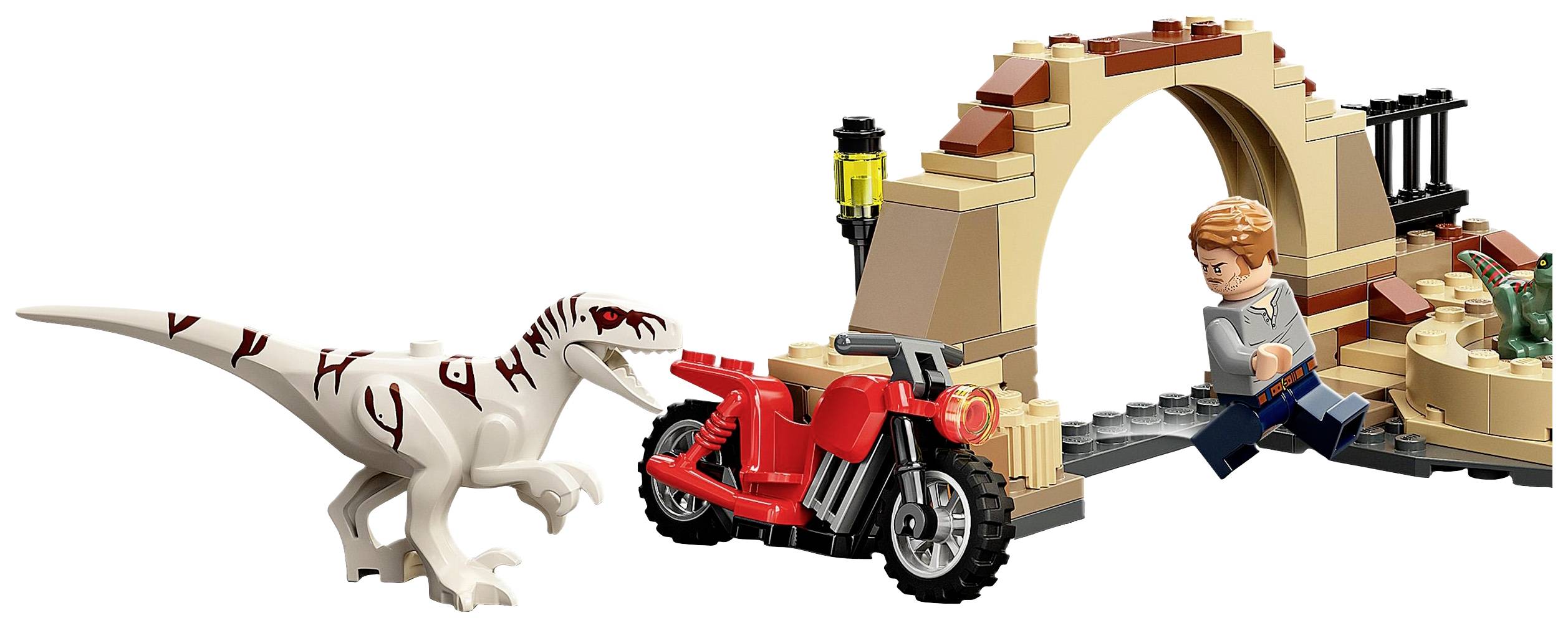 76945 LEGO® JURASSIC WORLD™ Atrociraptor: Motorradverfolgungsjagd