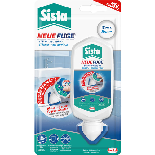 Sista Neue Fuge Sanitär-Silikon Herstellerfarbe Weiß SNFRW 80 ml