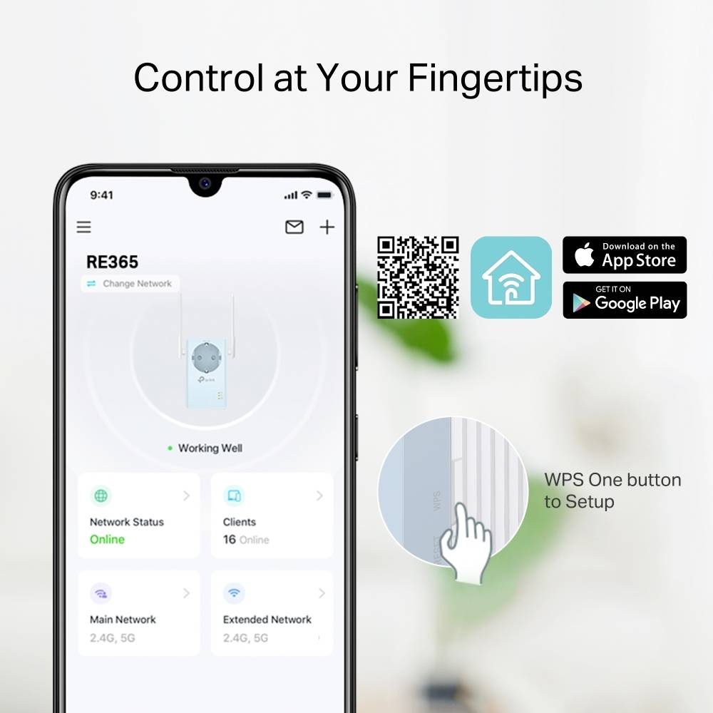 TP-LINK WLAN Repeater RE365 V3 RE365 1167 MBit/s