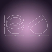 Philips Hue LED-Tischlampe 26454000 Iris LED fest eingebaut 8.1W RGBW Philips Hue LED-Tischlampe 26454000 Iris LED fest eingebaut 8.1W RGBW