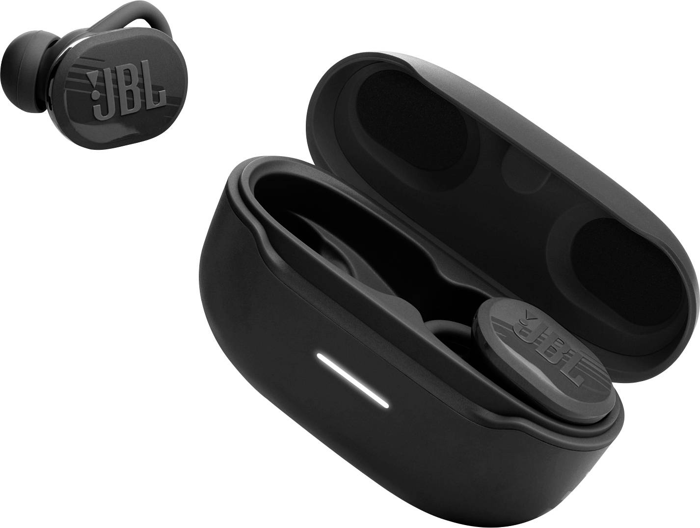 JBL Endurance Race In Ear Kopfhörer Bluetooth® Schwarz Wasserbeständig Sport