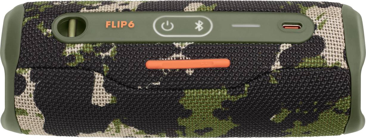 JBL Flip 6 Bluetooth® Lautsprecher Wasserfest Camouflage Grün