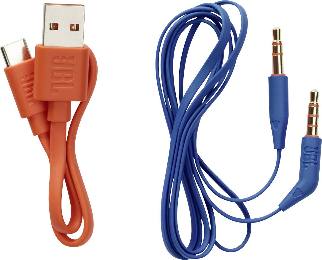 JBL JR 460NC Over Ear Kopfhörer Bluetooth®, kabelgebunden Blau Noise Cancelling Kinder