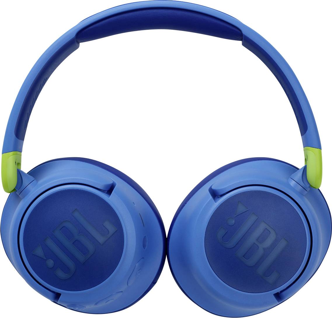 JBL JR 460NC Over Ear Kopfhörer Bluetooth®, kabelgebunden Blau Noise Cancelling Kinder